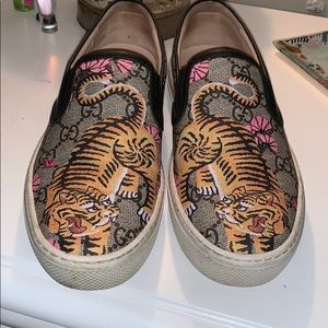 Gucci Bengal Tiger Slip On Sneakers